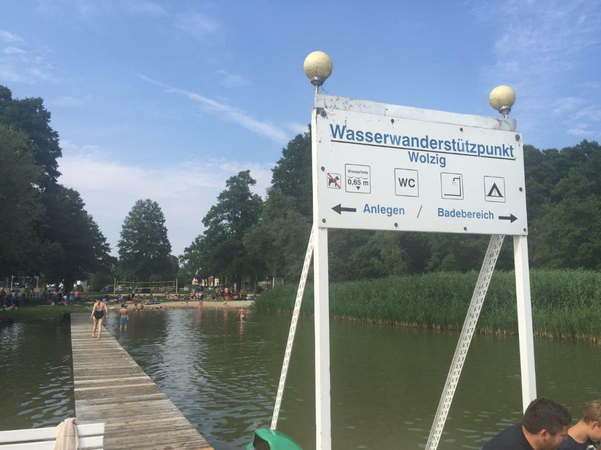 Ferienwohnung Vor Den Toren Berlins Heidesee Exteriör bild